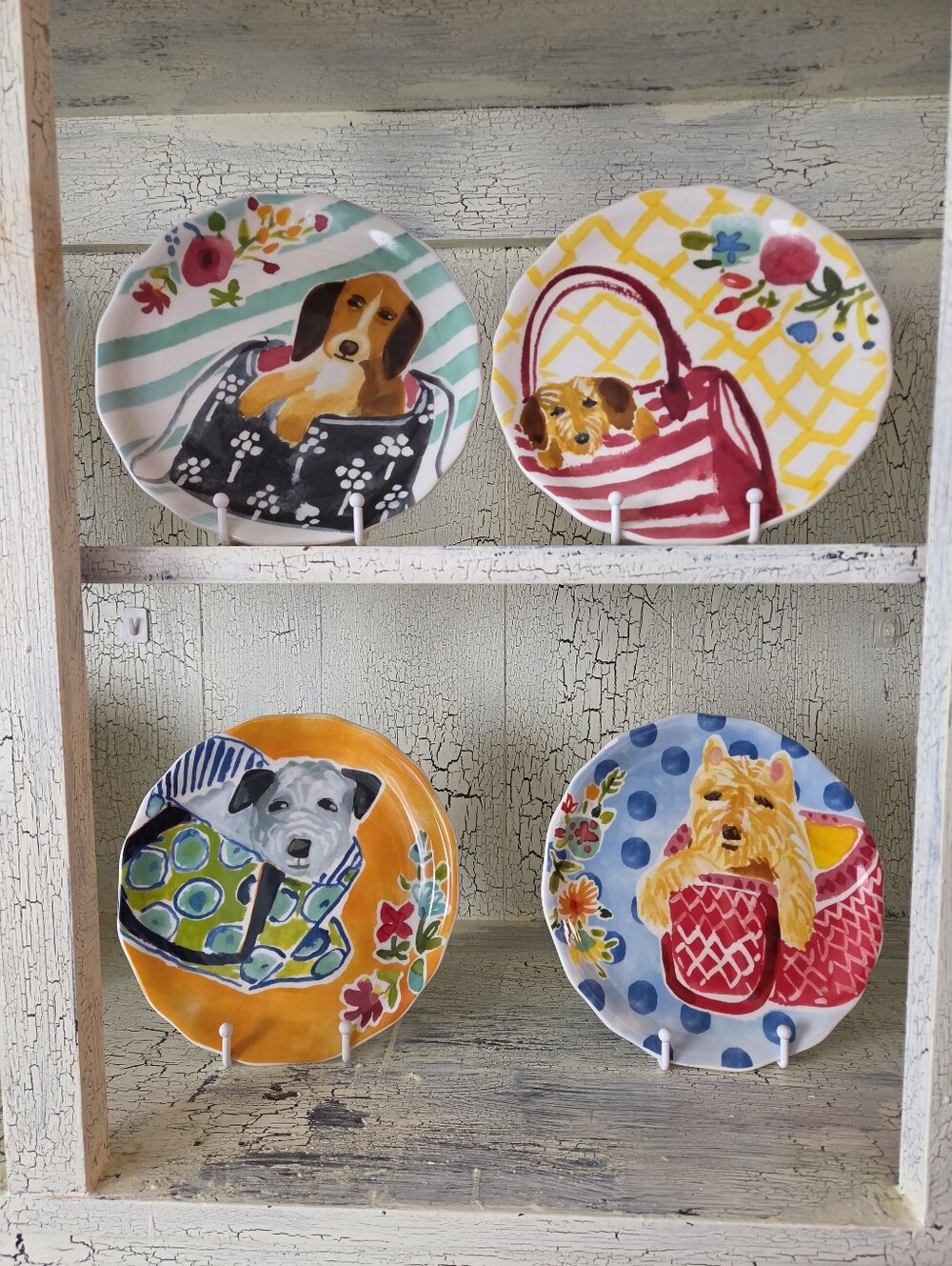 Pier 1 Pups In Purses Plates